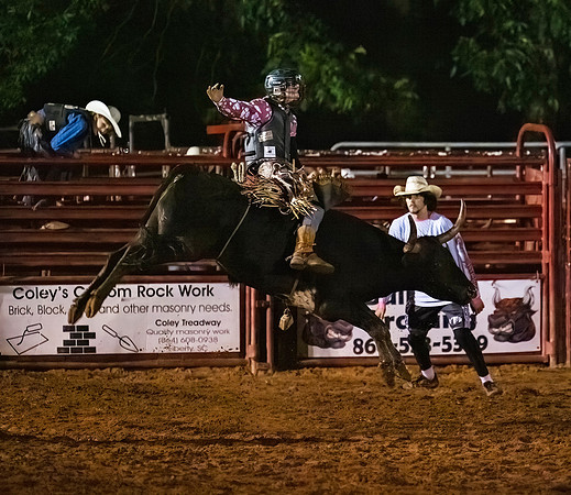 Caydan Rides Steer