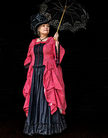 Black Parasol Lady