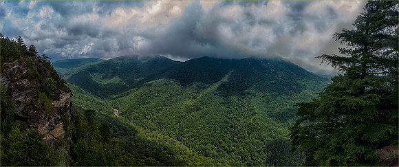 View of Linville Gorge from Wiseman Lookout