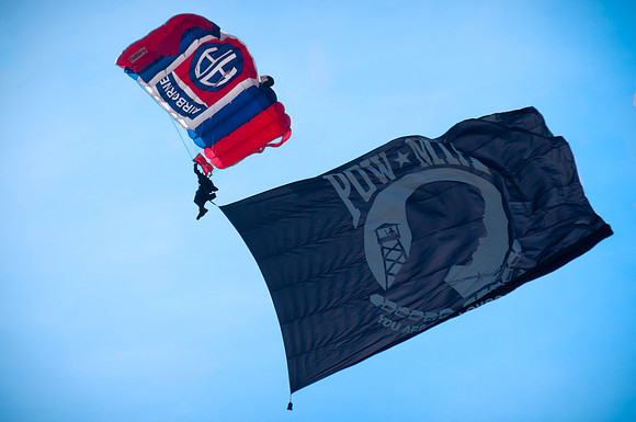 82nd Airborne Jumper with POW Flag