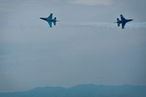 Thunderbirds in Lateral Pass